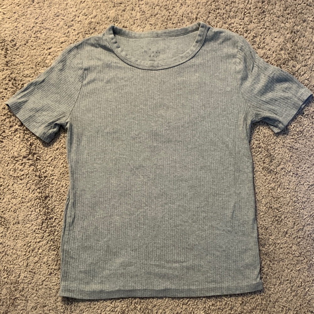 a new day womens Light Gray Short Sleeve Tee
